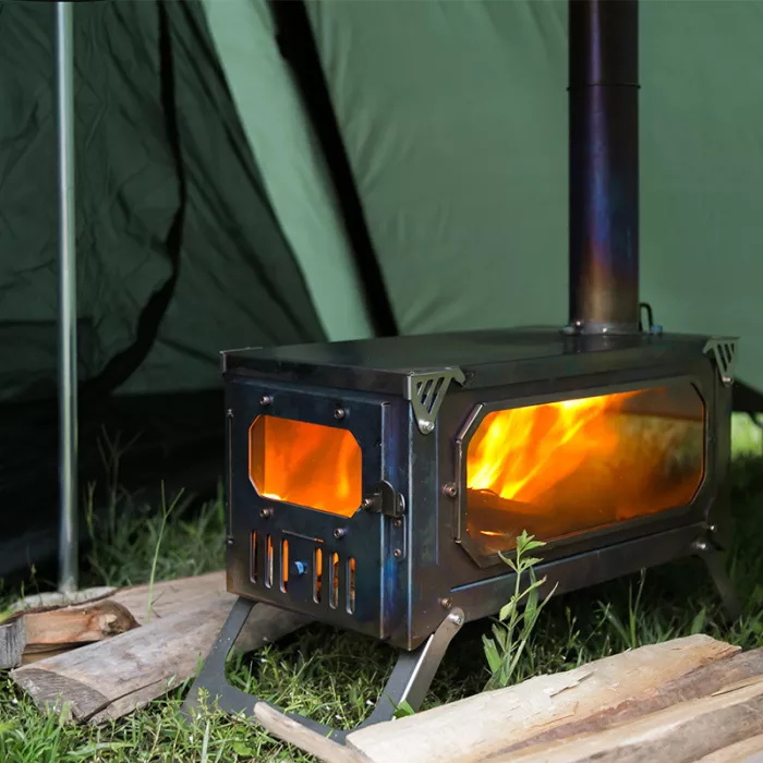 T-BRICK Portable Titanium Wood Stove for Hot Tent Camping 20220420 (1)